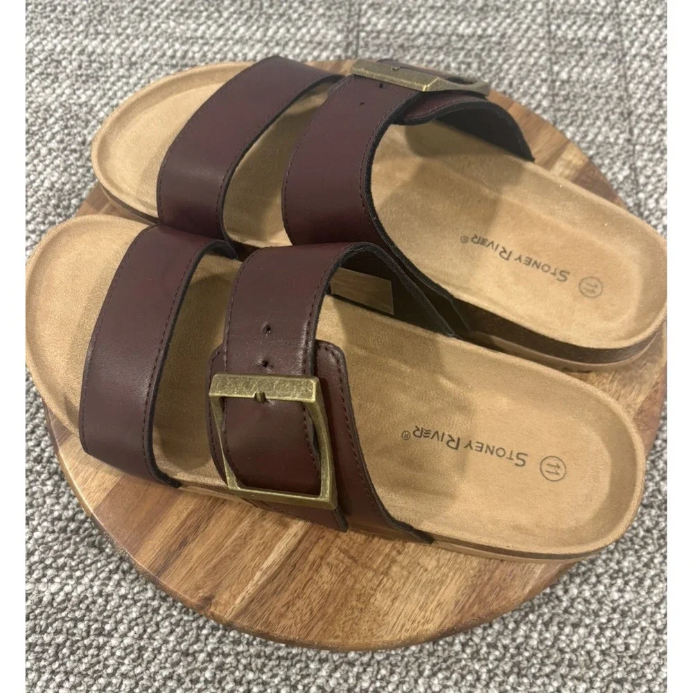 Stoney River-Sandals Women's 2 Strap Size 11 EXCELLENT pre-owned Condition